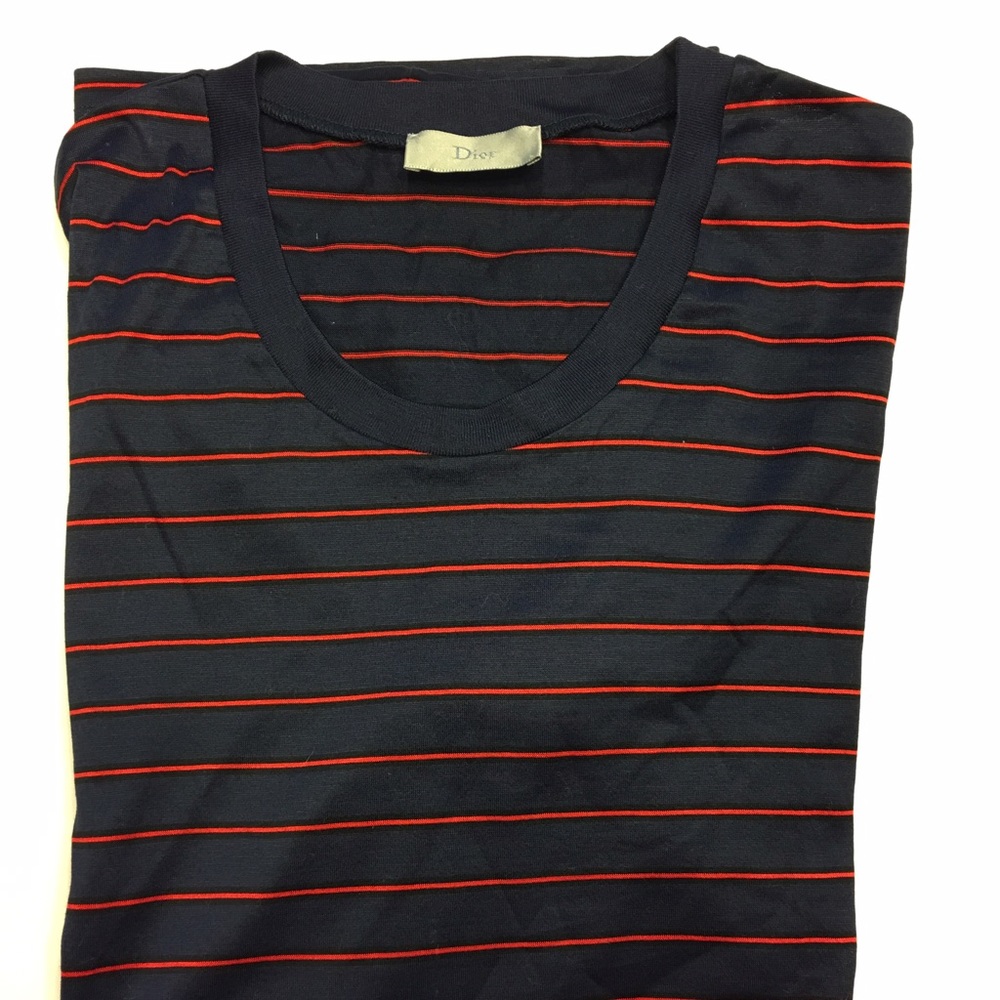 Dior Homme Size M Navy with Red Stripes